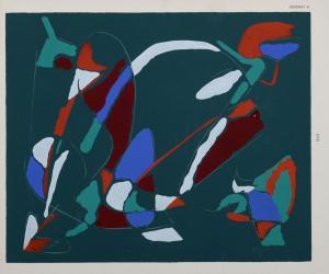 LANSKOY Andre 1902-1976,Composition XVII,1952,Yann Le Mouel FR 2024-03-31