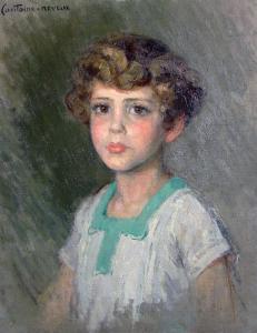 LANTOINE NEVEUX Germaine 1892,Portrait d'enfant,Millon & Associés FR 2008-06-16