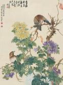 LANYUN Chen 1885-1960,BIRDS AND CHRYSANTHEMUM,China Guardian CN 2016-03-26