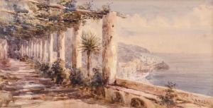 LANZA Luigi 1860-1913,Il chiostro dei Capuccini di Amalfi,Bertolami Fine Arts IT 2016-06-08
