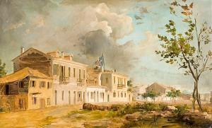 LANZA Vincenzo 1822-1902,The British consulate at Patras,Sotheby's GB 2006-05-23