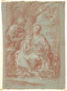 LANZANI Andrea 1641-1712,Sacra Famiglia con San Giovannino,Cambi IT 2022-12-14