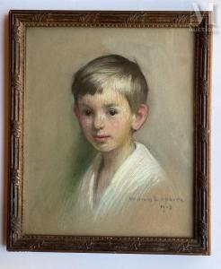 LAPARRA William J.E.E 1873-1920,Portrait de jeune garçon,1903,Millon & Associés FR 2023-10-10