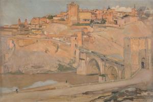 LAPARRA William J.E.E 1873-1920,Tolède, le pont,Ader FR 2023-10-27