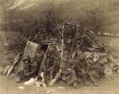 lapland,Sami family in front of their home,1870,Galerie Bassenge DE 2009-06-04