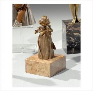 LAPORTE BLAISIN Léo 1865-1923,Petite fille à la poupée,Anaf Arts Auction FR 2008-05-19