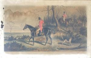 LAPORTE George Henry 1799-1873,Hunting, The Find,1854,Theodore Bruce AU 2023-02-23