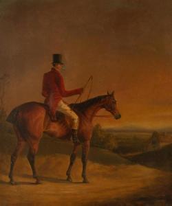 LAPORTE George Henry 1799-1873,Mounted Hunter,1830,Simon Chorley Art & Antiques GB 2023-06-27
