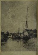 LAPOSTOLET Charles 1824-1890,Le canal de Chantenay a Nantes,Alcala ES 2008-12-03