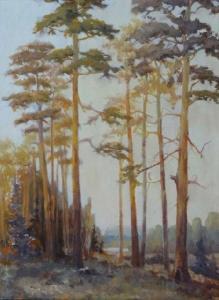 LAPSINS Arvids 1904-1993,Pine forest,Antonija LV 2017-03-27