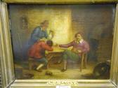 LAQUY Joseph Willem 1738-1798,Scène de taverne ou le fumeur endormi,Rossini FR 2012-12-11