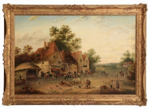 LARA Georgina 1860-1878,A pair of countryside scenes both depicting farmho,Duke & Son GB 2023-04-05