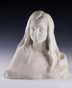 LARCHE Raoul Francois 1860-1912,Bust of a Girl,Barridoff Auctions US 2024-04-13