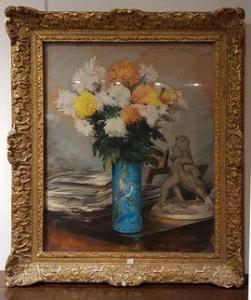 LARD Maurice 1864-1908,Bouquet de fleurs dans un vase,1895,Delorme-Collin-Bocage FR 2021-06-10