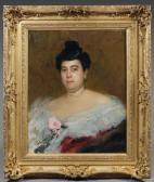 LARD Maurice 1864-1908,Portrait de femme,1906,Beaussant-Lefèvre FR 2010-10-27