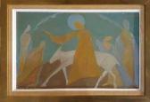 LARDEUR Pierre Etienne 1925,La fuite en Egypte - Abstraction,Rossini FR 2021-10-27
