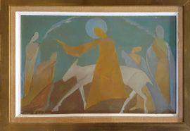 LARDEUR Pierre Etienne 1925,La fuite en Egypte - Abstraction,Rossini FR 2021-10-27