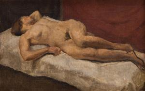 LARISCH Karol 1902-1935,Female reclining nude,Desa Unicum PL 2022-04-12