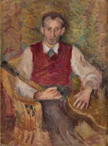 LARISCH Karol 1902-1935,Portrait of Taranczewski,1935,Desa Unicum PL 2024-03-12