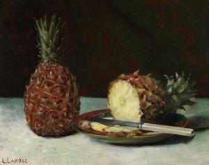 LAROSE Ludger 1865-1915,Deux ananas,1898,Heffel CA 2017-11-30