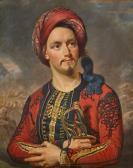 LARPENTEUR Balthasar Charles 1783-1843,Portrait of an Ottoman soldier,1845,Sotheby's GB 2022-03-30