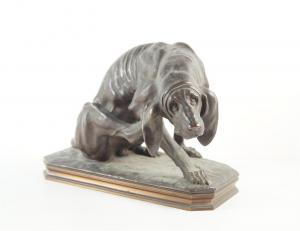 LARREGIEU Fulbert Pierre,Bloodhound se grattant l'oreille,Ruellan FR 2019-05-04