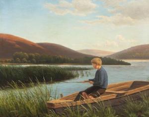 LARSEN Alfred 1886-1942,Fishing boy,Bruun Rasmussen DK 2019-07-29