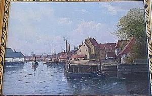 LARSEN Carl Vilhelm 1880-1993,Harbour scene,Bruun Rasmussen DK 2022-01-27
