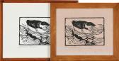 LARSEN Johannes 1867-1961,Two birdmotifs with a dovekie,Bruun Rasmussen DK 2018-02-12