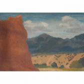 LARSEN Mae Sybil 1894-1953,Western Landscape,Treadway US 2009-03-08