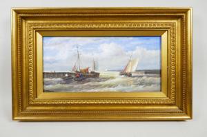 LARSEN T 1900-1900,Dutch shipping scene,Crow's Auction Gallery GB 2020-12-15