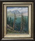 LARSON Carl,Rocky Mountain National Park Landscapes,1974,Clars Auction Gallery US 2009-01-10