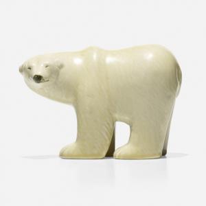 LARSON Lisa 1931,Polar bear,1976,Rago Arts and Auction Center US 2024-02-13