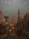 LARSON Urban 1900-1900,Damascus street scenes, a pair,Sotheby's GB 2007-12-12