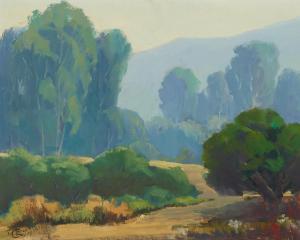 LARZELERE Charles Laverne 1883-1937,Landscape in Blue and Green,1953,Bonhams GB 2022-12-02