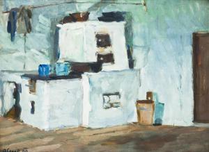 LASAK Oldrich 1884-1968,The Interior of a Rural House,1929,Palais Dorotheum AT 2012-09-22
