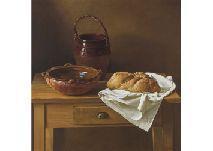 LASCANO Juan 1947,Bread and earthenware,1989,Mainichi Auction JP 2021-12-10