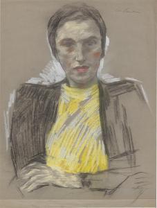 LASERSTEIN Lotte 1898-1993,Portrait of a lady,1940,Villa Grisebach DE 2024-03-24