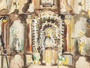 LASKE Oskar 1874-1951,Church Interior,1940,Auctionata DE 2014-04-11