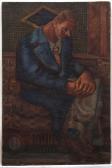 LASKO P,A seated man,1942,Keys GB 2017-06-09