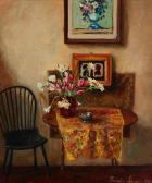 LASKY Bessie M 1890-1972,Interior scene,1925,John Moran Auctioneers US 2023-10-04
