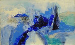 LASNIER,Composition en bleu,Siboni FR 2014-05-25