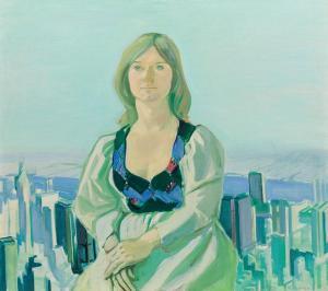 LASSNIG Maria,View from the artist's atelier in New York,1976,im Kinsky Auktionshaus 2017-12-06