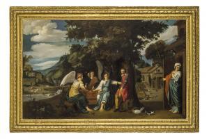 LASTMAN Pieter Pieterz 1583-1633,Abramo e i tre angeli,Wannenes Art Auctions IT 2020-09-24