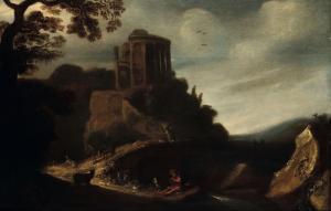LASTMAN Pieter Pieterz 1583-1633,Paesaggio con Tobia e l'Angelo,Cambi IT 2019-04-04