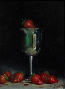 LASZLO Gyori,Strawberries and Goblet,Gormleys Art Auctions GB 2017-05-16