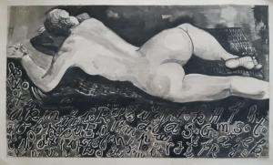 LASZLO Vincze 1934,Erotic composition with a reclining model,Bruun Rasmussen DK 2019-03-09