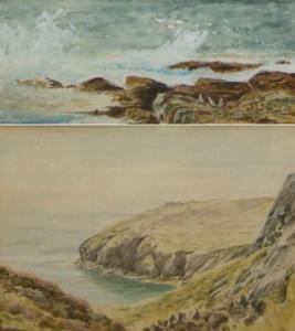 LATHAM P,Coastal Scene with Crashing Waves,1911,Keys GB 2009-08-07