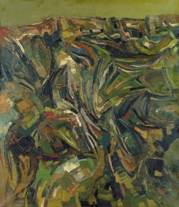 LATHION Luc 1931-2013,Abstraction verte.,1959,Dobiaschofsky CH 2006-11-01