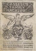 LATHROP Francis 1849-1909,Cover Design for Cassell's Family Magazine,1885,Swann Galleries 2013-01-24